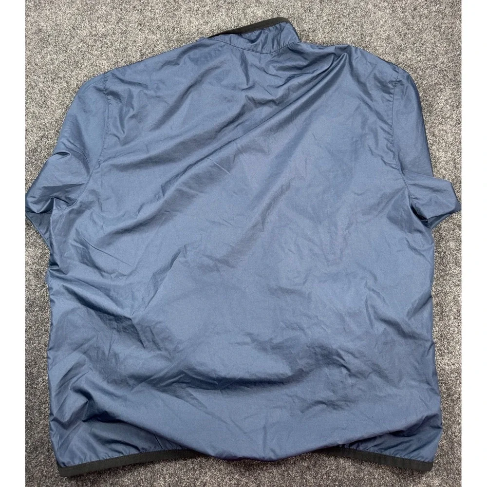 Vintage Nike Golf 1/2 Zip Windbreaker  Jacket Blue Black XL Lightweight Swoosh
